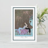  Art Deco Fireworks Le Feu, George Barbier (Staand voorkant)