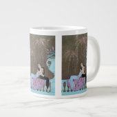 Art Deco Fireworks Le Feu, George Barbier Extra Grote Mok (Voorkant rechts)