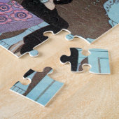  Art Deco Fireworks Le Feu, George Barbier Legpuzzel (Zijkant)