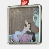 Art Deco Fireworks Le Feu, George Barbier Metalen Ornament (Links)