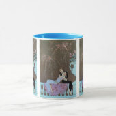 Art Deco Fireworks Le Feu, George Barbier Mok (Midden)