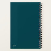 Art Deco Flamingo Notitieboek (Achterkant)