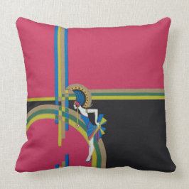 Art Deco Flapper Cushion Kussen