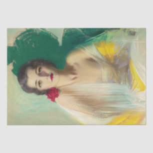 Art Deco Flapper Dansende Bar Scene 1920's Gatsby Tissuepapier