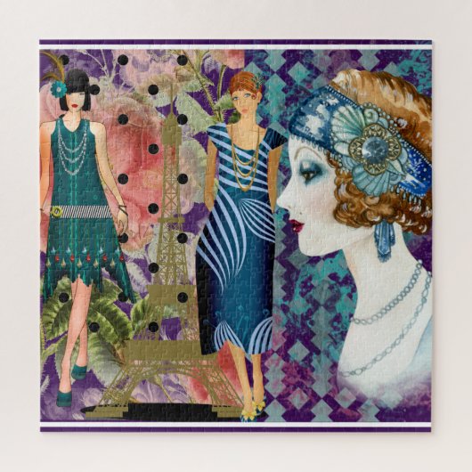 Art Deco Flappers Legpuzzel (Verticaal)