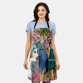 Art Deco Flappers Schort (Gedragen)