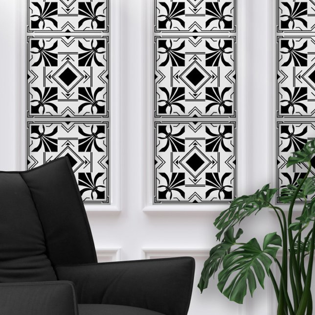 Art Deco Fleur-de-lis Behang (Creator heeft geüpload)