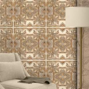 Art Deco Fleur-de-lis Behang