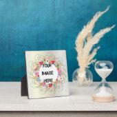 Art Deco Floral Art Plaque Fotoplaat (Insitu)