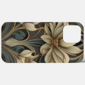 Art Déco Floral Design #2 iPhone / coque ipad (Verso (horizontal))