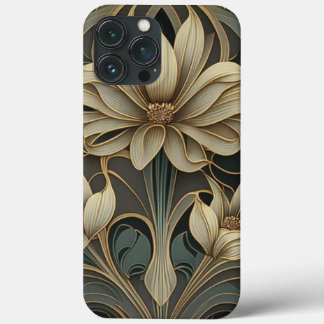 Art Deco Floral Design #2 iPhone / iPad hoesje