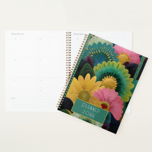 Art Deco Floral Planner (Display)