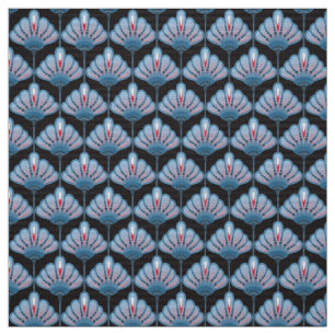 Art Deco Flower Lily Pattern DIY Stof