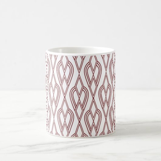 Art Deco Flowerbedds Coffee Mok (Center)
