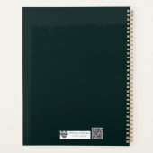 Art Deco Foil Architecture | Geometric Sunburst Planner (Achterkant)