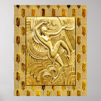 Art Déco Follies Bergere - Maurice Pico Poster.