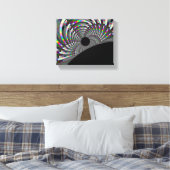 Art Deco Fractal Canvas Afdruk (Insitu (Slaapkamer))