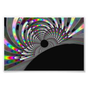 Art Deco Fractal Foto Afdruk