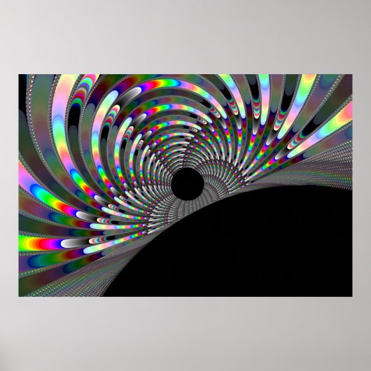 Art Deco Fractal Poster (Voorkant)