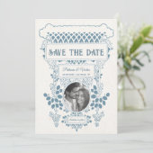 Art Deco Frame save the Date (Debout devant)