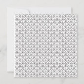 Art Deco Frame Square Wedding Invitation (Dos)