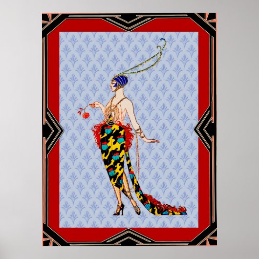 Art Déco G. Barbier Lady (Devant)