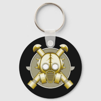 Art Deco Gasmask sleutelhanger