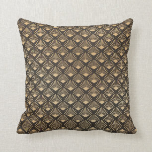 Art Deco Gatsby Fan Pattern Kussen