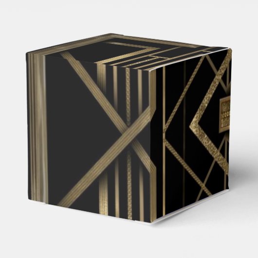 Art Déco Gatsby Monogram Design Ballotins (Arrière)