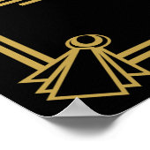 Art Déco Gatsby "S'il vous plaît laissez vos désir (Coin)