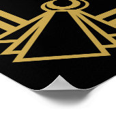 Art Déco Gatsby Style "Eat Drink be Married" print (Coin)