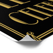 Art Déco Gatsby style Lets Celebration party print (Coin)