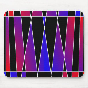 Art Deco "Gefractioneerd" door Kenneth Yoncich Muismat
