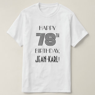 Art Deco Geïnspireerd Bekijk het 78ste Shirt op d