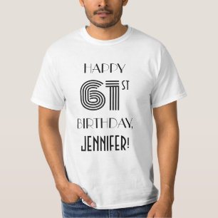 Art Deco geïnspireerd look 61e verjaardagsfeestje  T-shirt