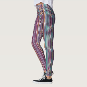 Art Deco geïnspireerd verticaal streeppatroon Leggings