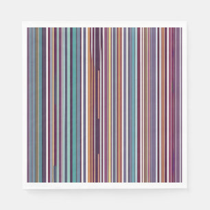 Art Deco geïnspireerd verticaal streeppatroon Servet