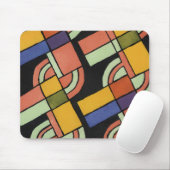 Art Deco Geometric Pattern - Mousepad Muismat (Met muis)