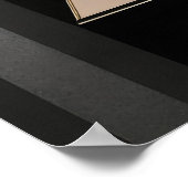 Art Deco Geometric Structure Poster (Hoek)