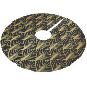Art Deco geometrisch luxe patroon Kerstboom Rok (Gekanteld)