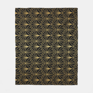Art Deco geometrisch minimalistisch patroon Fleece Deken