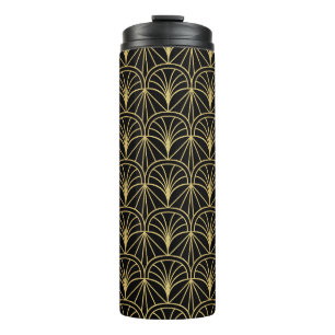 Art Deco geometrisch minimalistisch patroon Thermosbeker
