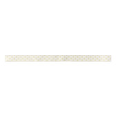 Art Deco geometrisch patroon in goud & wit Lint (Voorkant)