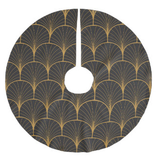 Art Deco, geometrisch  patroon. Kerstboom Rok