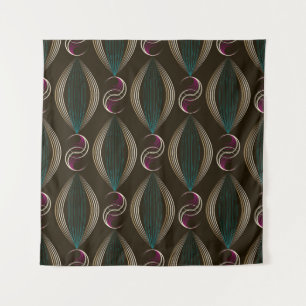 Art deco: geometrisch patroon. wandkleed