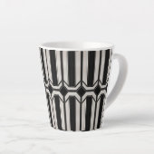 Art Deco geometrische 12oz Mok (Rechterhoek)