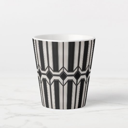 Art Deco geometrische 12oz Mok (Voorkant)