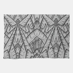 Art Deco geometrische keukendoek Theedoek