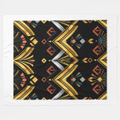 Art Deco Geometrische Luxe Deken Ontwerp (1) (Voorkant (Horizontaal))