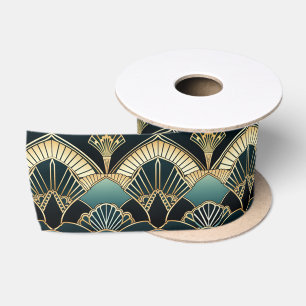 Art Deco Geometrische Patroon Dik Lint